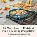 Calphalon Premier Ceramic Nonstick 12 inch Frying Pan with Lid