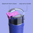 bubba DualSip Leakproof Insulated Water Bottle with Straw, Ocean Energy, 18 Ounce