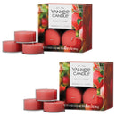 Yankee Candle Scented Tea Light Candles, Macintosh, 0.44 OZ, 12-Count, Pack of 2 (24 Candles Total)