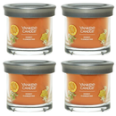 Yankee Candle Small Tumbler Scented Single Wick Jar Candle, Honey Clementine, Over 20 Hours of Burn Time, 4.3 Ounce (Pack of 4)