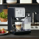 Mr. Coffee Programmable Espresso & Cappuccino Machine with Automatic Milk Frother & 19-Bar Pump, Stainless Steel
