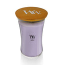 WoodWick Large Hourglass Scented Candle, Crackles as it Burns, Lavender Spa, 21oz