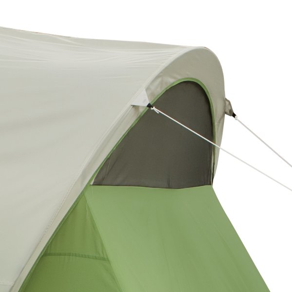 Coleman Camping Tent | 8 Person Montana Cabin Tent with Hinged Door, Green