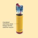 bubba DualSip Leakproof Insulated Water Bottle with Straw, Spirit Week, 24 Ounce