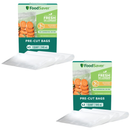 FoodSaver Quart Pre-Cut Vacuum Seal Bags, Easy Use Vacuum Storage Bags, Align to Seal and Tear to Open Vacuum Sealer Storage Bags, 43-Count, Pack of 2 (86 Bags Total)