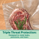 FoodSaver Heavy-Duty Gallon Vacuum Seal Bags, 28-Count, Pack of 2 (48 Bags Total)