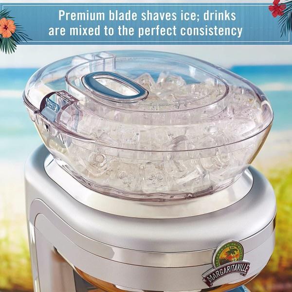 Margaritaville Key West Frozen Concoction Maker with Easy Pour Jar and XL Ice Reservoir