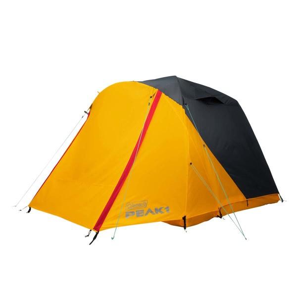 Coleman PEAK1 4-Person Backpacking Tent, Marigold Dark Stone