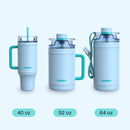 bubba Stainless Steel Insulated Water Jug with Carry Strap, Daydreamin', 64 Ounce