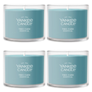 Yankee Candle Signature Votive Mini Candle Jar, Tree Farm Festival, Natural Soy Wax Blend Candle with Natural Fiber Wick, 1.3 OZ Glass Jar (Pack of 4)