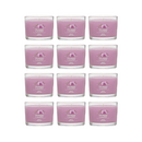 Yankee Candle Signature Votive Mini Candle Jar, Wild Orchid Scent, Natural Soy Wax Blend Candle with Natural Fiber Wick, 1.3 OZ Glass Jar (Pack of 12)