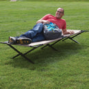 Coleman Trailhead II Large Folding Cot with Easy Setup & Takedown, Supports Adults up to 6ft 2in or 300lbs, Great for Camping, Lounging, Elevated Sleeping, Guests