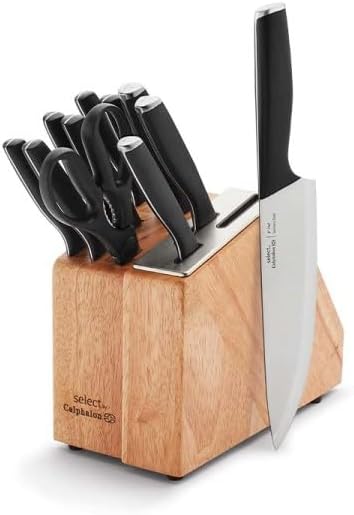 Calphalon Select, Antimicrobial Self-Sharpening 12-Piece Cutlery Set with SilverShield Knife Handles, 1 CT