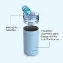 bubba Stainless Steel Insulated Water Jug with Carry Strap, Daydreamin', 64 Ounce
