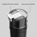bubba DualSip Leakproof Insulated Water Bottle with Straw, Office Siren, 18 Ounce