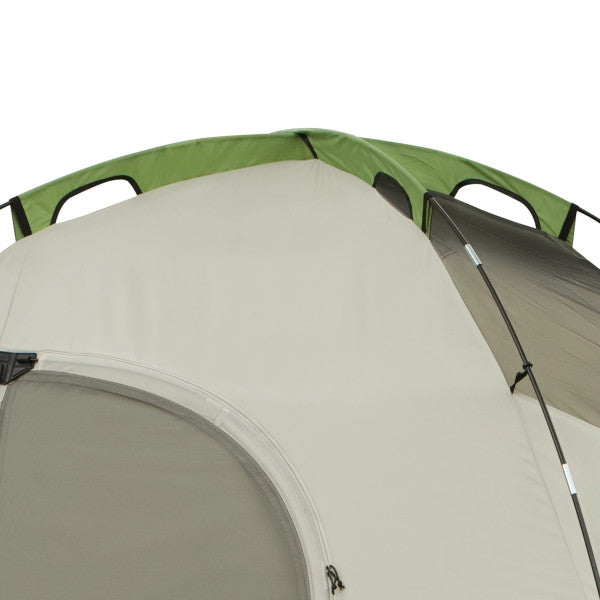 Coleman Camping Tent | 8 Person Montana Cabin Tent with Hinged Door, Green