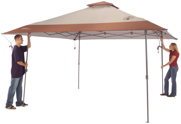 Coleman Back Home Pop-Up Canopy Tent, 13x13ft Portable Shade Shelter Sets Up in 3 Minutes with UPF 50+ Sun Protection, Great for Campsite, Park, Backyard, Tailgates, Beach, Festivals, & More