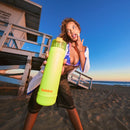 bubba DualSip Leakproof Insulated Water Bottle with Straw, Tropical Eclipse, 18 Ounce