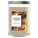 Yankee Candle Large Tumbler Scented Candle, Amber & Sandalwood, 20 oz