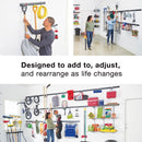 Rubbermaid Garage FastTrack 36" x 12" Shelf Kit, 3-Shelves, Black