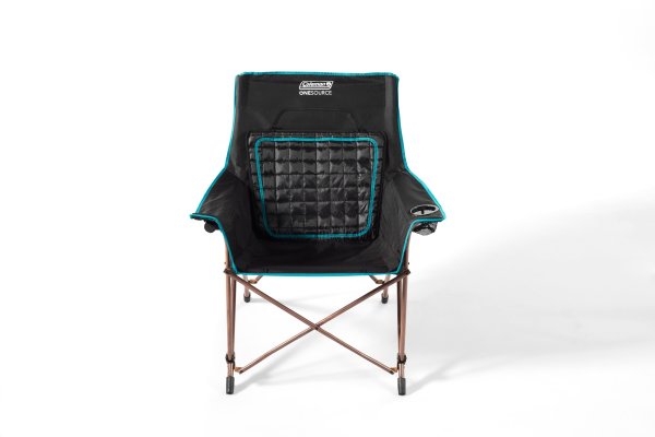 Coleman Rechargeable Heated Camping Chair | OneSource Heated Chair & Lithium Ion Battery