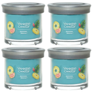 Yankee Candle Small Tumbler Scented Single Wick Jar Candle, Bahama Breeze, Over 20 Hours of Burn Time, 4.3 Ounce (Pack of 4)