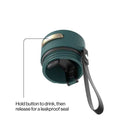 Contigo Autoseal Stainless Steel Leakproof Water Bottle with Carry Strap, Mineral Teal Champagne, 24 Ounce