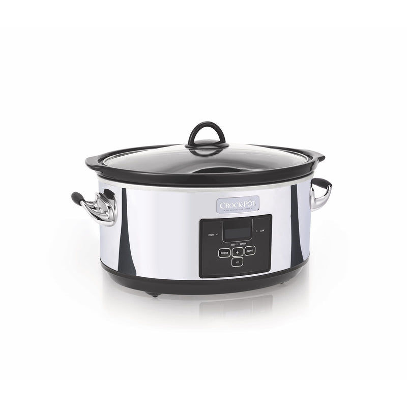 Crock-Pot 7-Quart Programmable Slow Cooker, Platinum, 1 CT