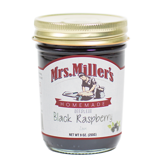Mrs. Miller's Seedless Black Raspberry Jam, 9 OZ