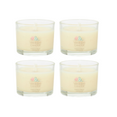 Yankee Candle Signature Votive Mini Candle Jar, Christmas Cookie Scent, Natural Soy Wax Blend Candle with Natural Fiber Wick, 1.3 OZ Glass Jar (Pack of 4)