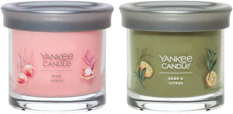 Yankee Candle Small Tumbler Jar Candles, Pure Haven Variety Pack, 4 oz, (Pack of 2)