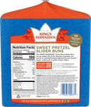 King's Hawaiian Pretzel Slider Buns, 9 ct (Pack of 12)