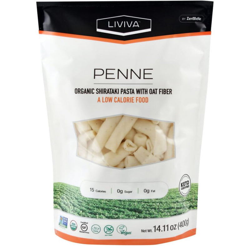 Liviva Variety, 1 Liviva Organic Shirataki Pasta, Spaghetti with Oat, 14.11 OZ, 1 Liviva Organic Shirataki Pasta, Fettuccine with Oat, 14.11 OZ, 1 Liviva Organic Shirataki Pasta, Penne with Oat, 14.11 OZ, 1 CT