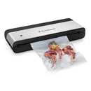 FoodSaver VS0150 PowerVac Compact Vacuum Sealing Machine, Vertical Vacuum Sealer Storage, Black & Stainless Steel