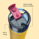 bubba DualSip Leakproof Insulated Water Bottle with Straw, Spirit Week, 24 Ounce