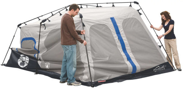 Coleman Camping Tent | 8 Person Cabin Tent with Instant Setup, Blue