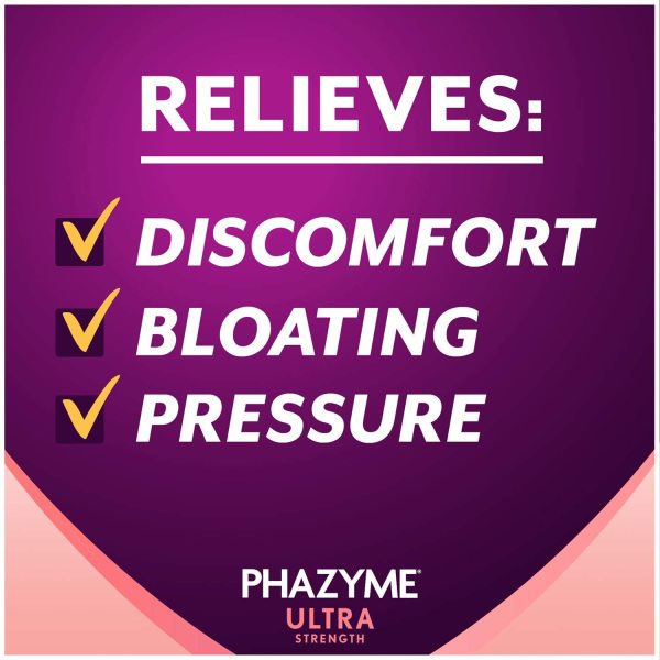 Phazyme Ultra Strength Gas & Bloating Relief, Works in Minutes, 12 Fast Gels