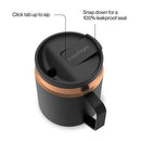 Contigo SnapSeal Vacuum-Insulated Stainless Steel Travel Mug, Licorice Bronze, 14 Ounce