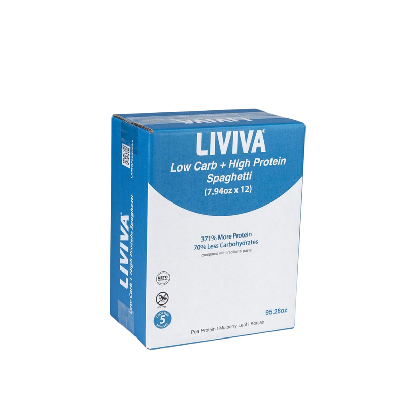 Liviva KETO Low Carb + High Protein Spaghetti Value Pack (12), 1 CT