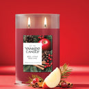 Yankee Candle Large Tumbler Scented Candle, Red Apple Wreath, 20 oz