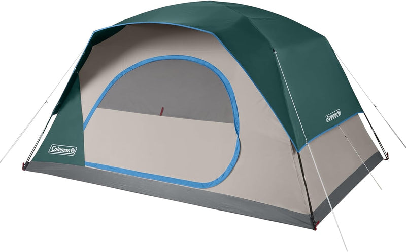 Coleman Skydome 8 Person Camping Tent Evergreen