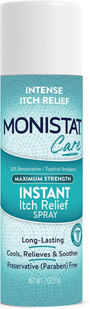 MONISTAT Care Maximum Strength Instant Itch Relief Spray, 2 oz