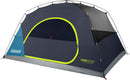 Coleman 8-Person Dark Room Skydome Camping Tent, Blue, 1 CT
