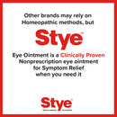 Stye Sterile Lubricant Eye Ointment, Ophthalmologist Tested, 0.125 FL oz