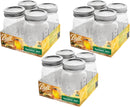 Ball Limited Edition Sunshine Glass Mason Jars, Regular Mouth, Pint Size, 16 OZ, 4 CT (3-Pack)