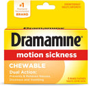 Dramamine Motion Sickness Relief - Chewable Orange Flavor, 8 Count