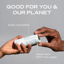 Hey Humans Naturally Derived Deodorant Variety Pack (1 Coconut Mint, 1 Lavender Vanilla, 1 Apple Matcha) 2 OZ Variety Pack