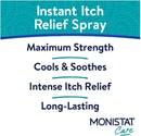 MONISTAT Care Maximum Strength Instant Itch Relief Spray, 2 oz