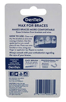 DenTek Wax for Braces, 2 Count Waxes