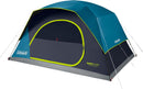 Coleman 8-Person Dark Room Skydome Camping Tent, Blue, 1 CT